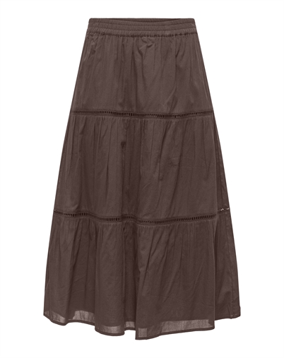 Only - ONLIsabella Long Nederdel - Chocolate Martini 